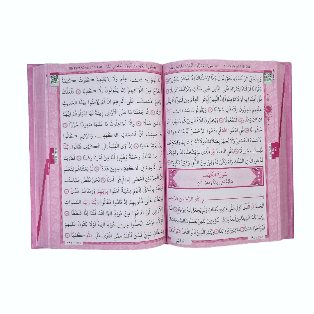 Kuran Osmanische schrieft Rosa innen