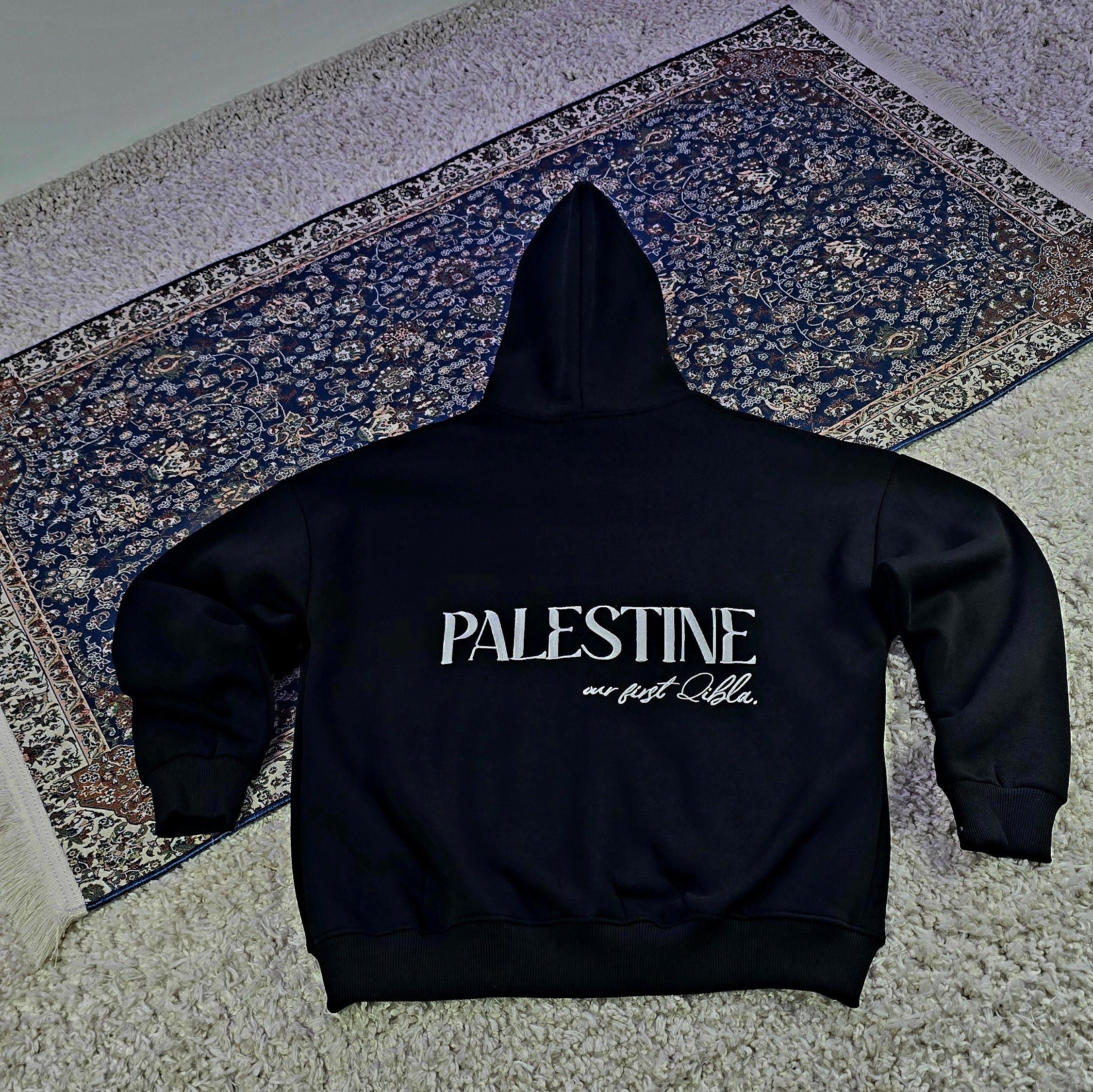 Palestina Zipper hinten schwarz