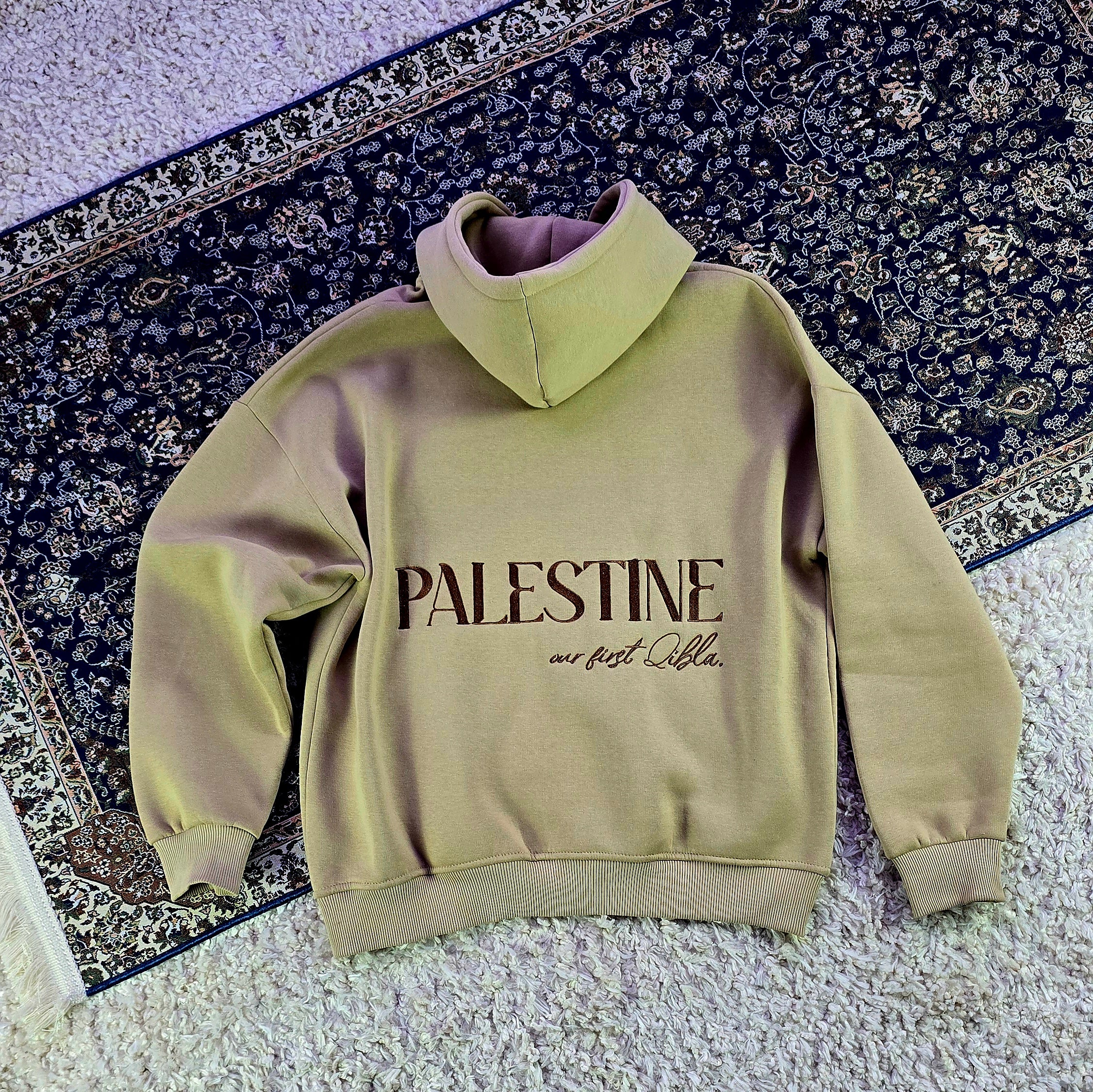 Palestina jacke beige hinten