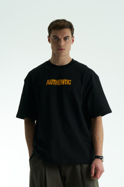 Authentic schwarz vorne 