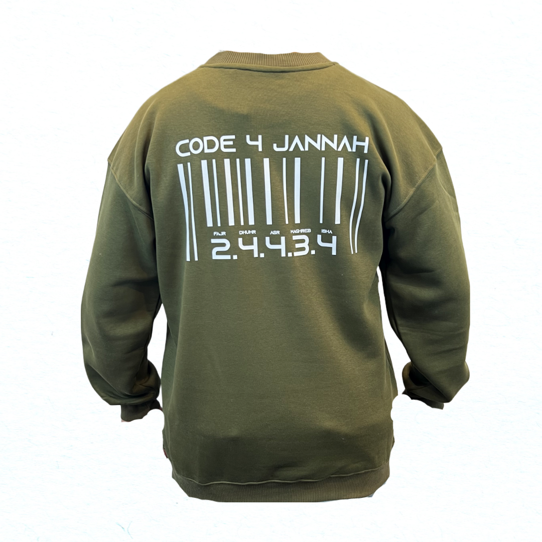 Code 4 Jannah grün Sweatshirt 