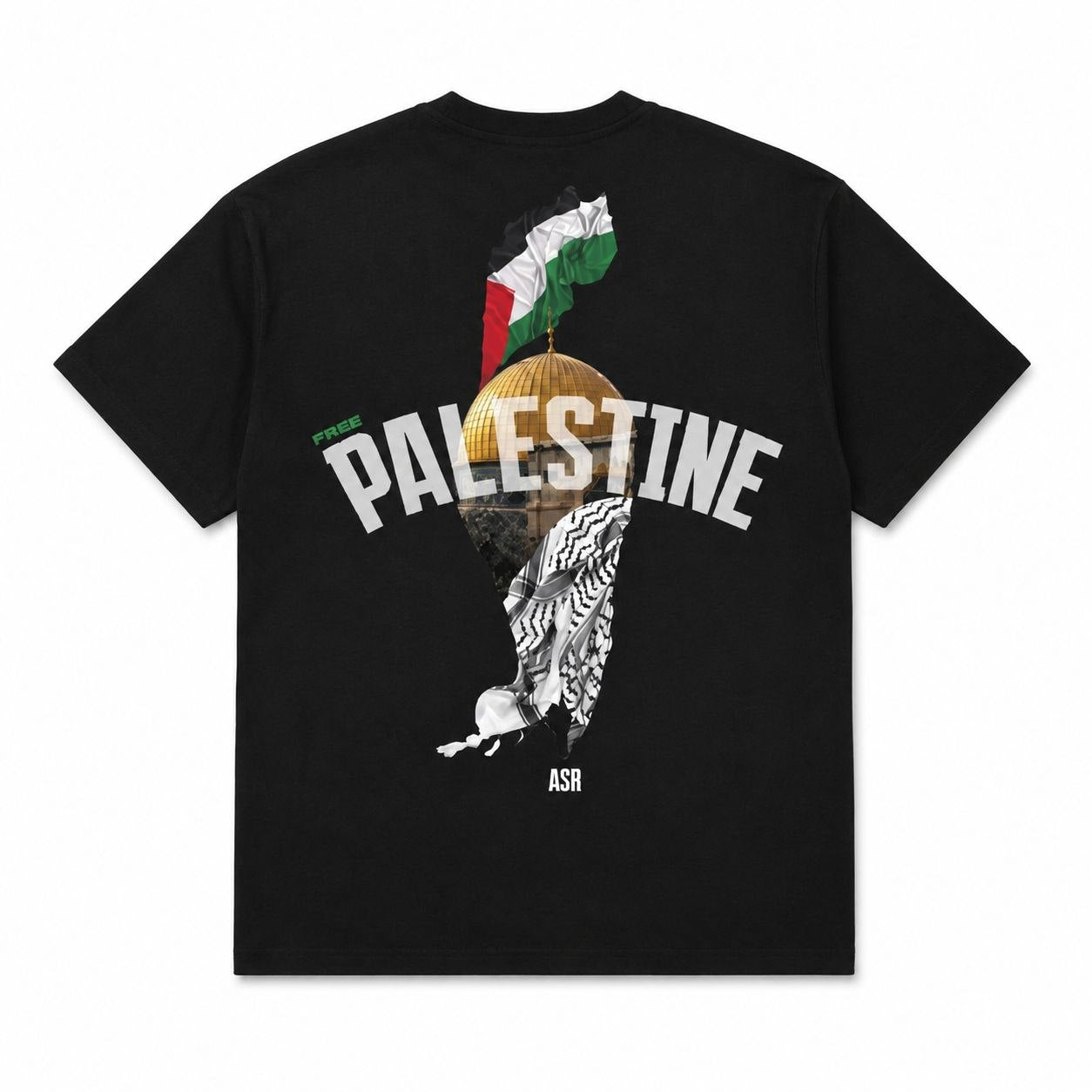 Free Palestine hinten
