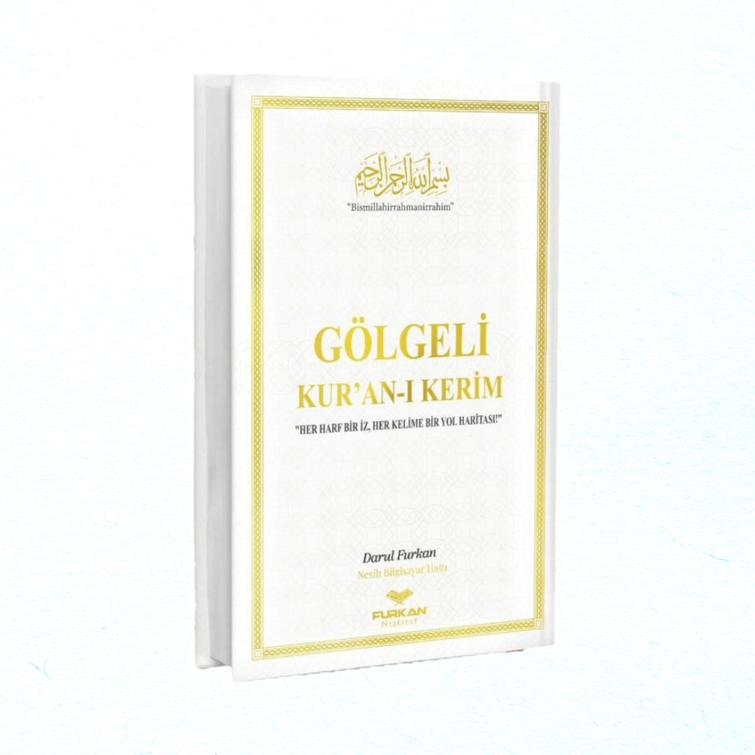Gölgeli Kuran zum Nachschreiben weiss
