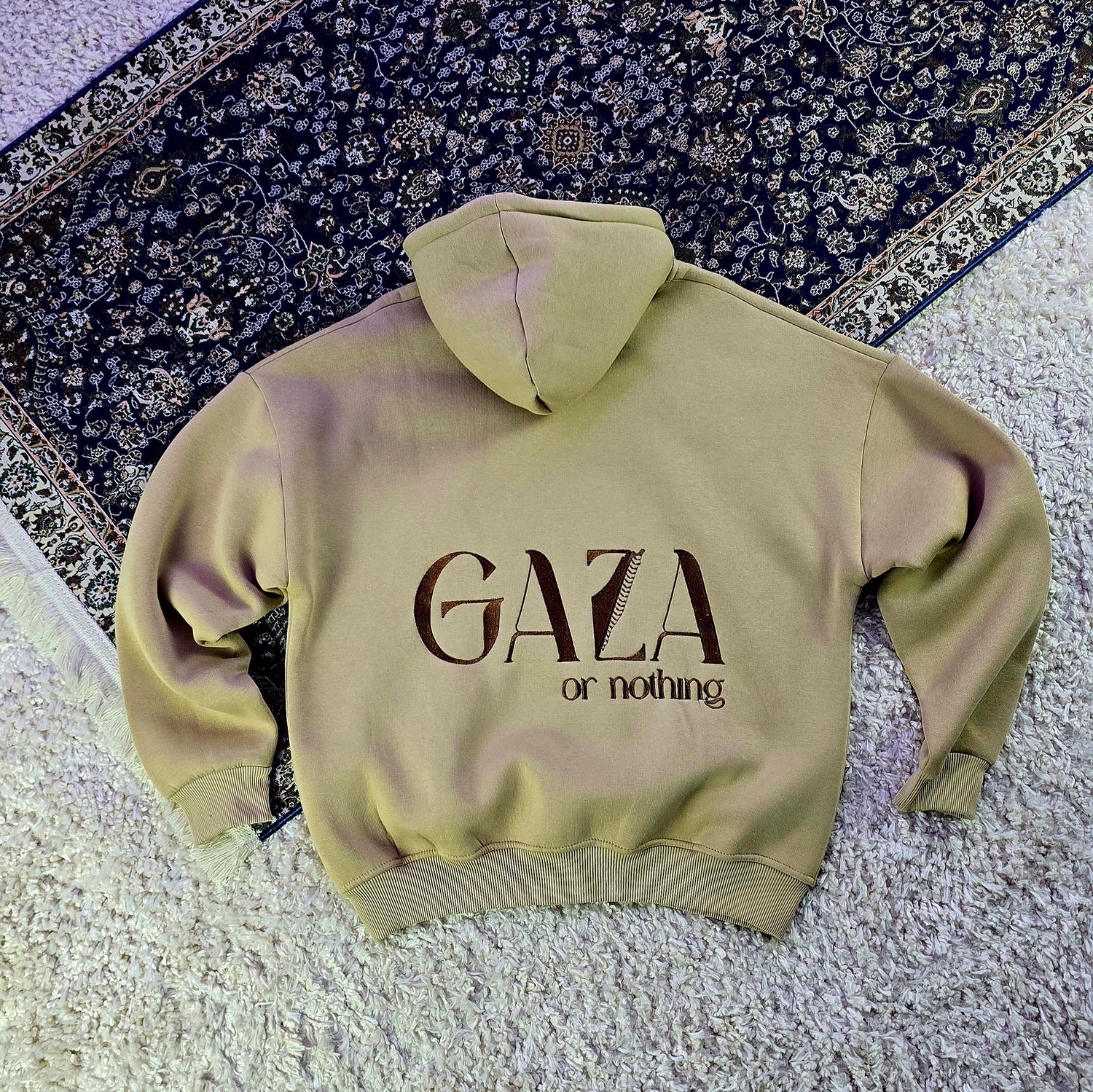 Gaza or nothing beige hinten 