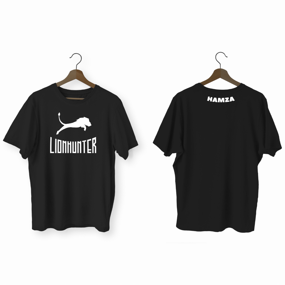 Lionhunter T Shirt Hamza schwarz