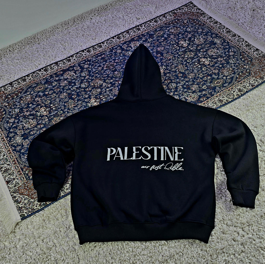 Palestina Zipper hinten schwarz
